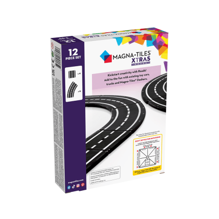 MAGNA-TILES magnetne pločice - XTRA ROADS set 12 komada