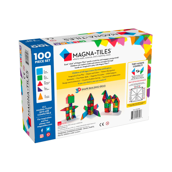 MAGNA TILES magnetne pločice set 100 komada