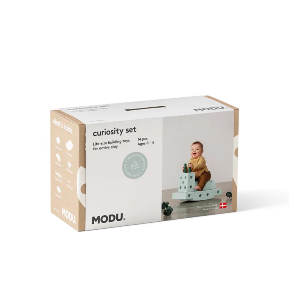 MODU Curiosity set ocean mint forest green 1