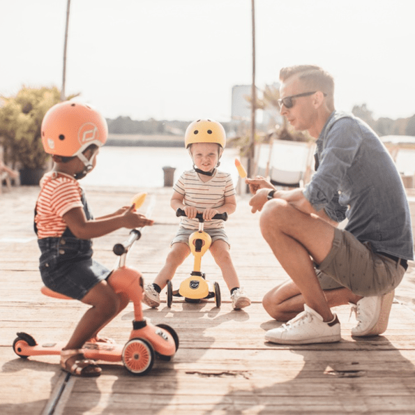 Scoot and Ride dječiji romobil i guralica 2u1 Highwaykick 1 peach