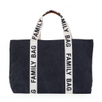 Childhome Torba FAMILY BAG Signature Canvas Black