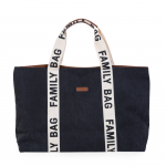 Childhome Torba FAMILY BAG Signature Canvas Black2