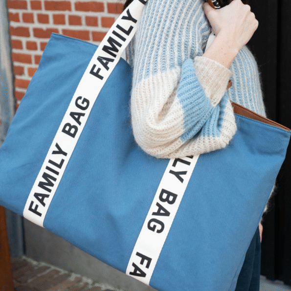 Childhome Torba FAMILY BAG Signature Canvas Indigo3