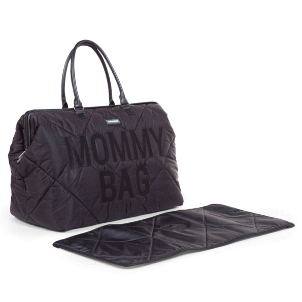 Childhome torba MOMMY BAG Quilted Puffered Black6