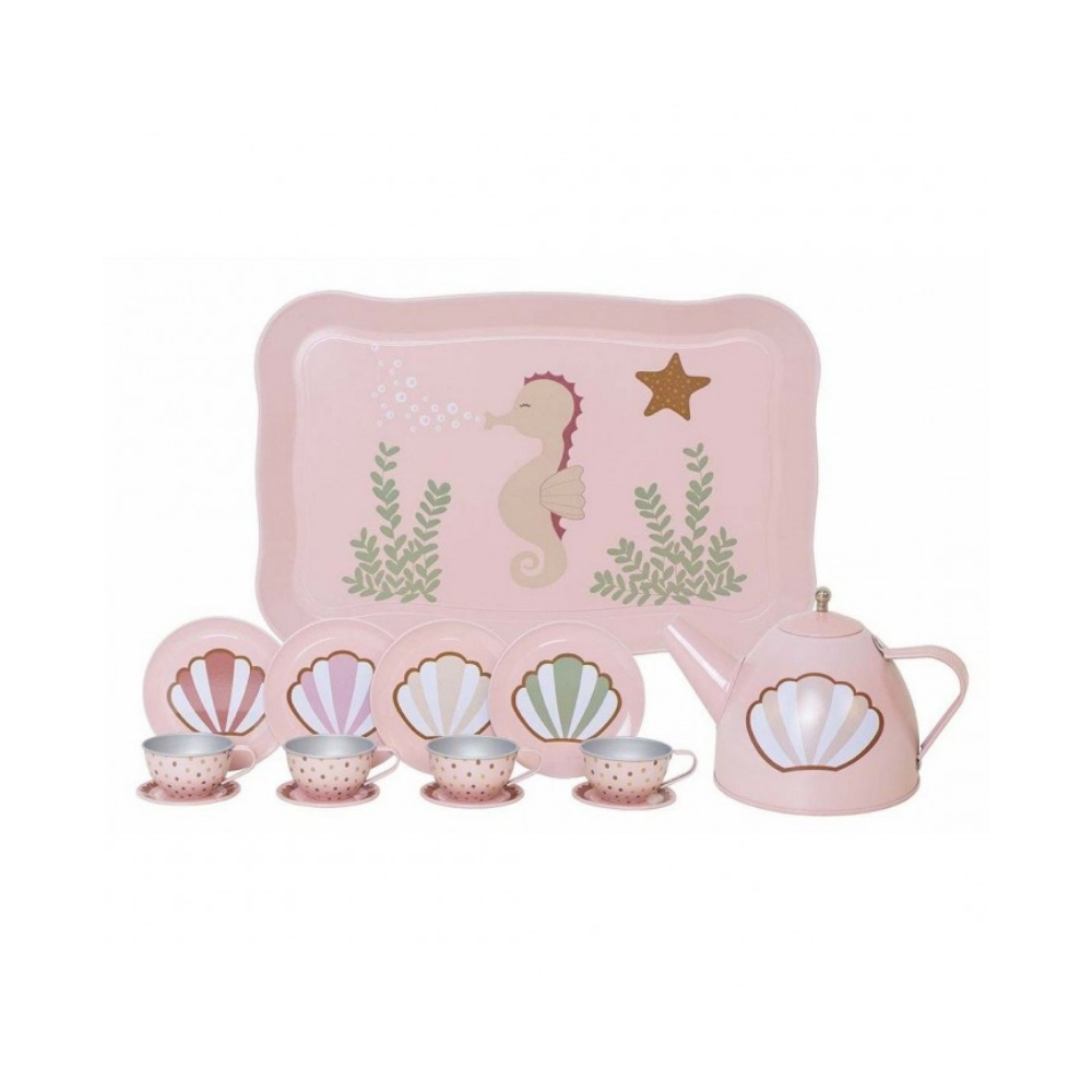 JaBaDaBaDo Set za čaj od metala - Morski konjić JaBaDaBaDo-Set-za-caj-od-metala-Morski-konjic