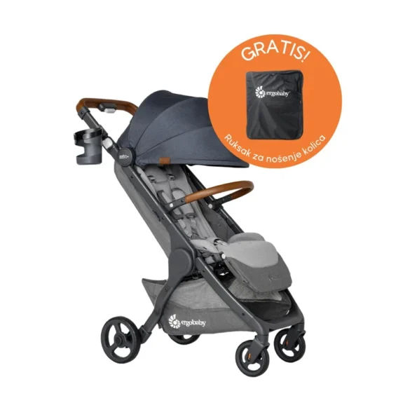 Ergobaby Metro+ Deluxe London Grey kolica + GRATIS ruksak