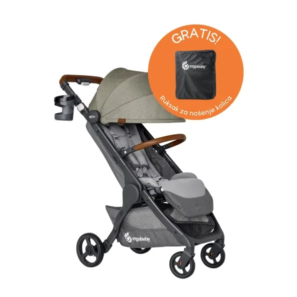 Ergobaby Metro+ Deluxe Empire State Green kolica + GRATIS ruksak