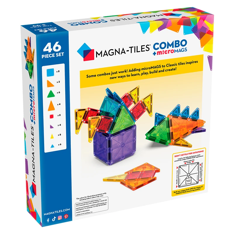 combo-46-1 Magna-Tiles magnetne pločice - COMBO + microMAGS set 46 kom.