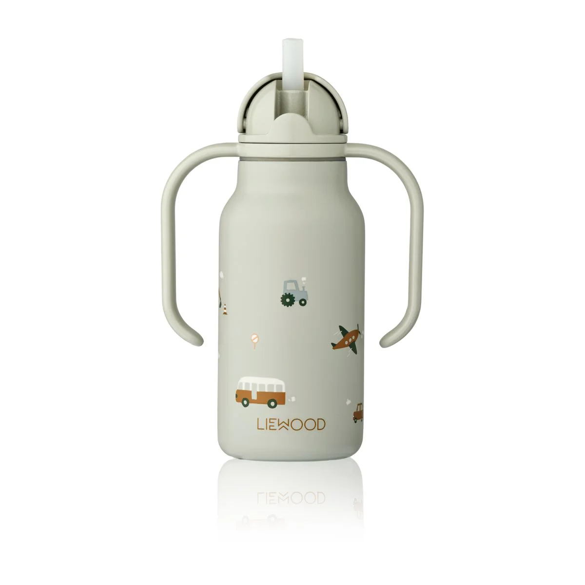 Liewood boca Kimmie 250 ml - Vehicles : Dove blue - 2