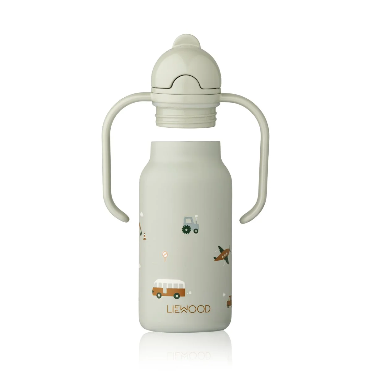 Liewood boca Kimmie 250 ml - Vehicles : Dove blue - 3