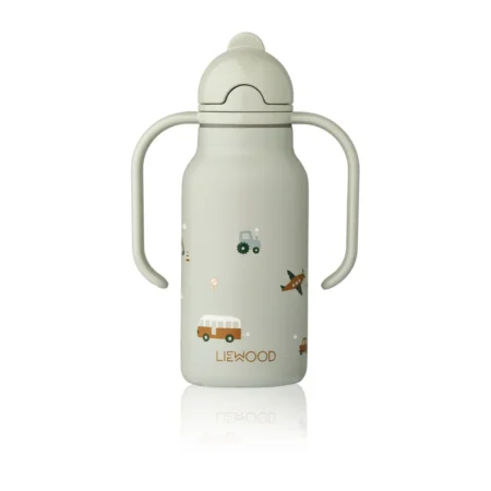 Liewood boca Kimmie 250 ml - Vehicles / Dove blue