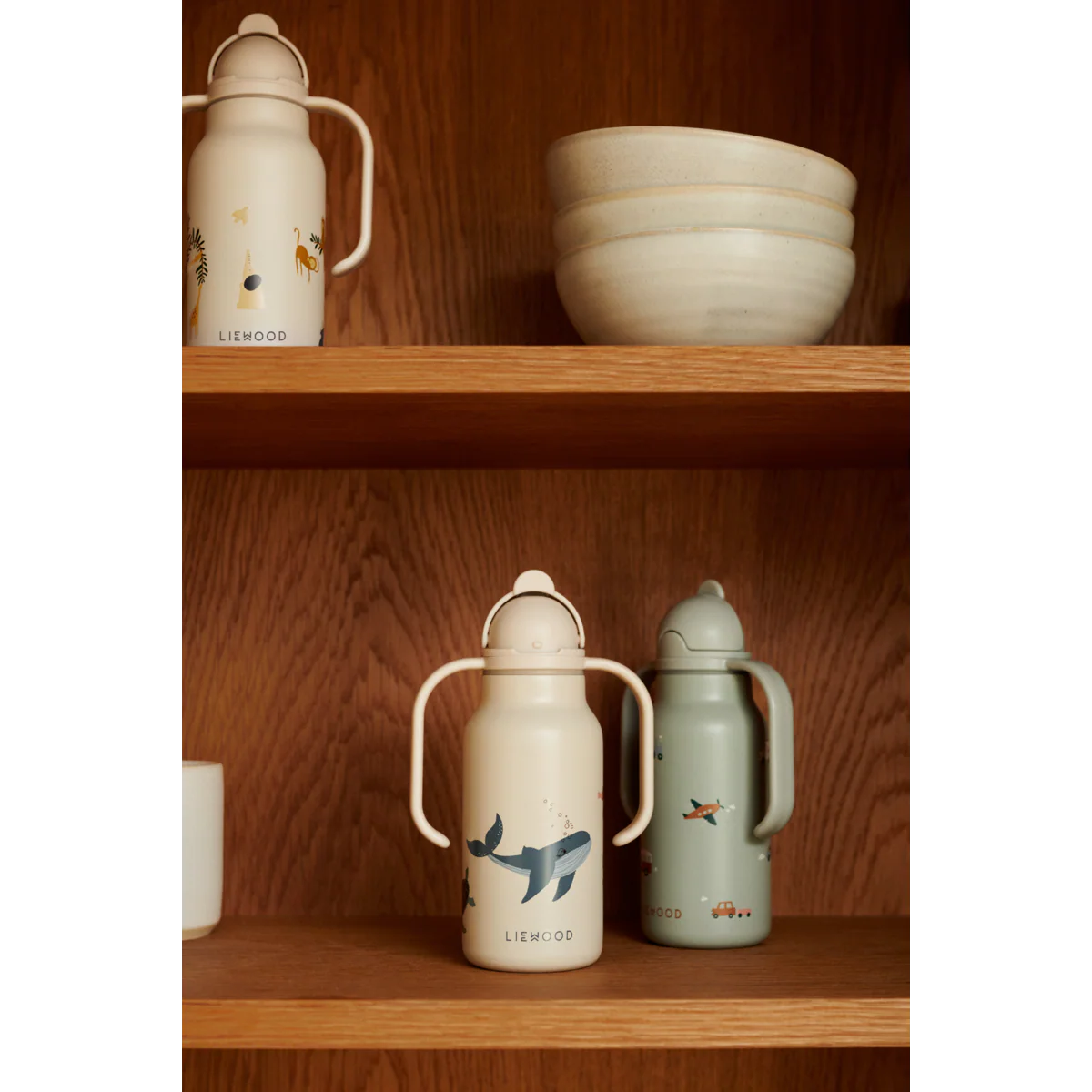 Liewood boca Kimmie 250 ml - Vehicles : Dove blue - 5