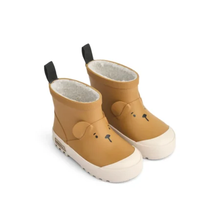 Liewood gumene čizme termo Jesse Bear - Golden caramel