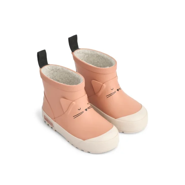 Liewood gumene čizme termo Jesse Cat - Tuscany Rose