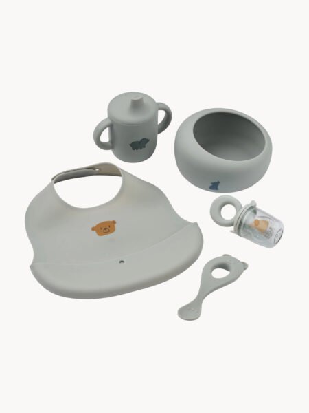 Liewood Mileah set za jelo - Dove blue