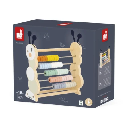 Janod Drvena igračka abakus - Sweet Cocoon