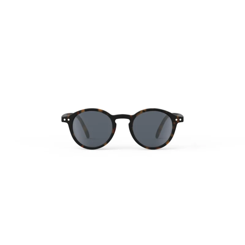 257_699daf5ae1c5d_2000x2000r Tortoiseshell sunglasses with dark lenses, partially visible at the bottom on a white background